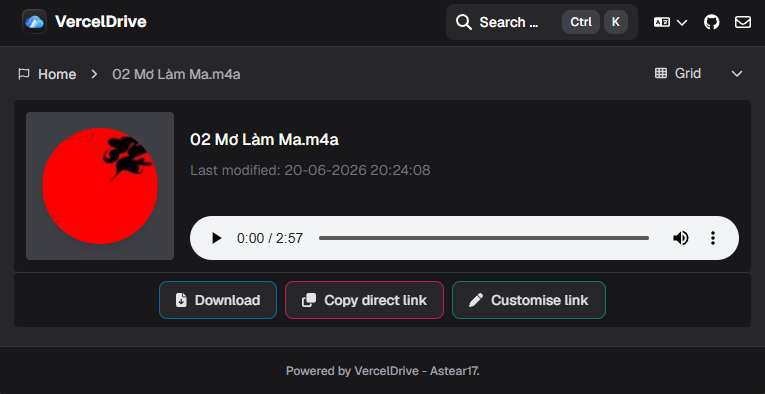 Audio preview